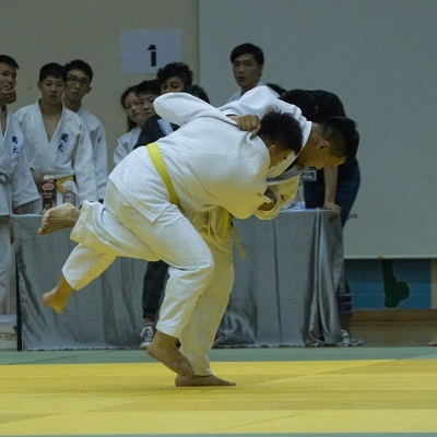 judo throwing style